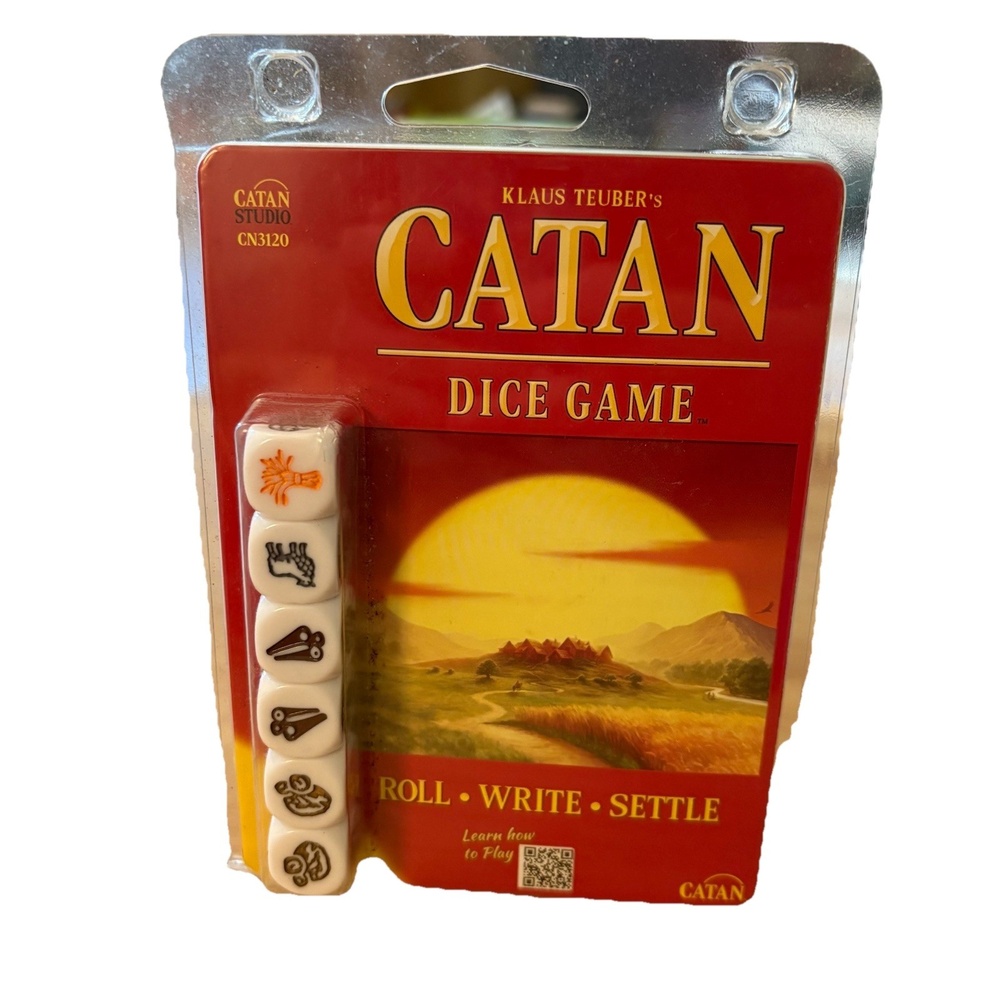 Catan Dice Game Roll Write Settle Discover Klaus Teuber  New Family Fun